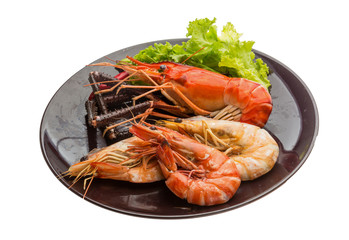 Giant Freshwater Prawn and king prawns