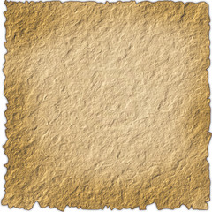 Blank vintage  paper isolated on white background