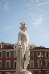 Fototapeta premium Historical Statue Center of the Nice France