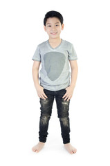 Fototapeta premium Portrait Of asian cute boy