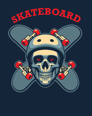 skull of skater