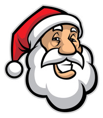 smilling santa head