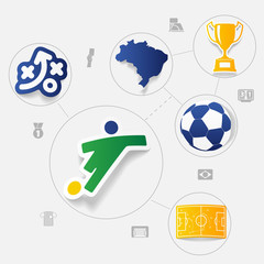 football, soccer infographic