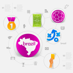 football, soccer infographic