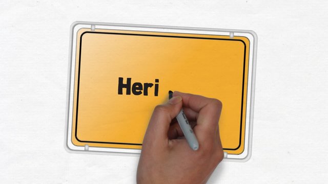Heringen Ortseingangsschild Ortseingang Stadt