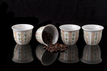 Four Arabic Cups