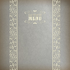 Vintage Abstract Retro Lace Banner Background