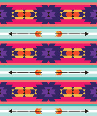 Tribal pattern with arrow