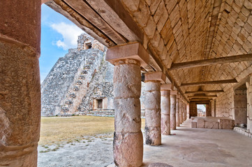 Uxmal ancient mayan city, Yucatan, Mexico - 66342954