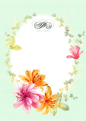watercolor floral illustration collection