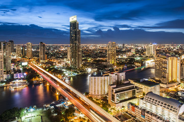 Fototapeta na wymiar Bangkok city scape