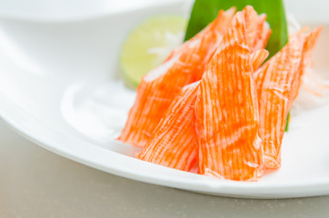 Kani sashimi