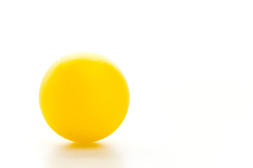 Color ball isolated white background