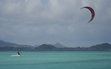 Kitesurf palm island st vincent and the grenadines caribbean