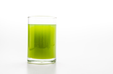 Kiwi juice glass