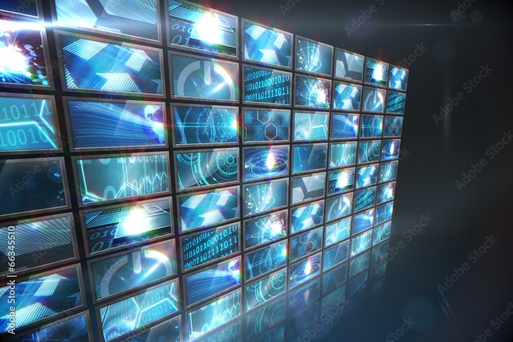 Poster screen collage showing computing images