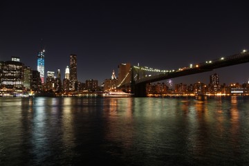 Fototapeta na wymiar New York night