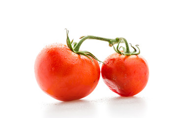 Tomato isolated on white