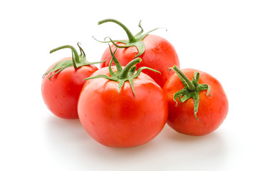Tomato isolated on white