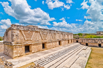 Uxmal ancient mayan city, Yucatan, Mexico