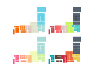 日本地図４色