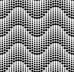 Seamless pattern composed of geometric elements