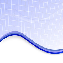 abstract geometrical background with blue wave