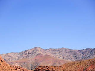 モロッコの岩山