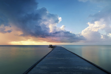 Obraz na płótnie Canvas Sunrise at Key West