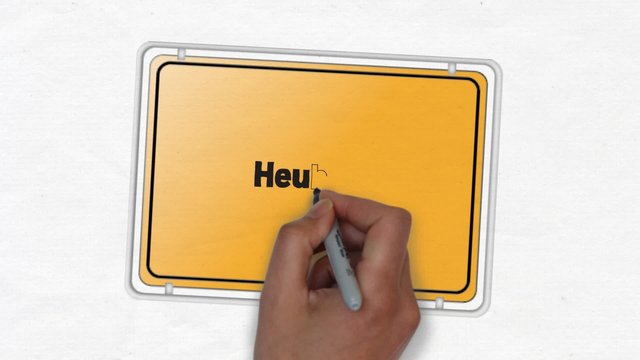 Heubach Ortseingangsschild Ortseingang Stadt