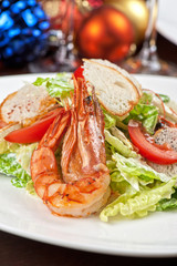 Tasty shrimp salad