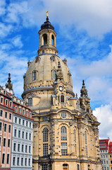 Fototapeta na wymiar Dresden cathedral