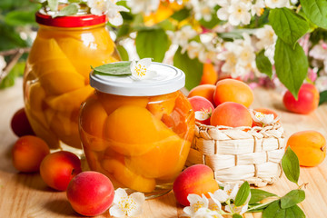 apricot and peach preserves