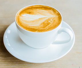 Latte coffee