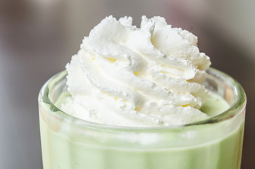 Green tea frappe