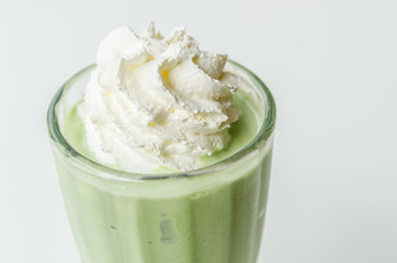 Green tea frappe
