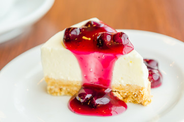 Blueberry cheesecake