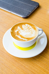 Latte coffee
