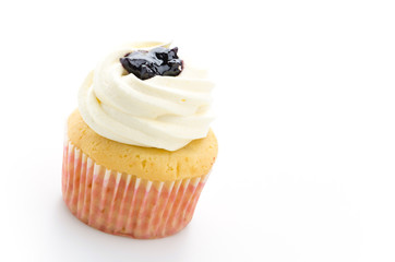 Cupcakes isolated on white background