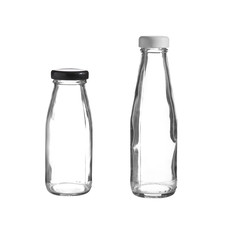 old glass bottle on white background