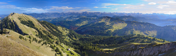 Panorama Landschaft in Bayern