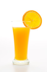Orange juice glass