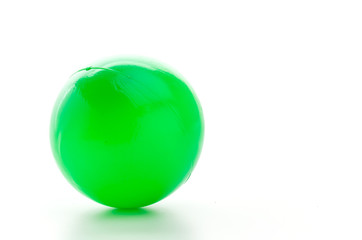 Color ball isolated white background