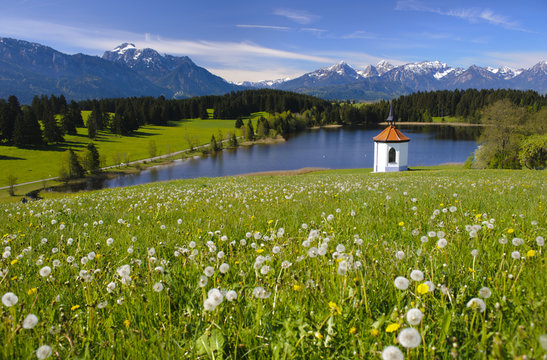 Panorama Landschaft in Bayern