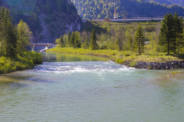 Fluss Isar in Bayern