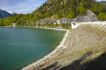 Sylvensteinsee in Bayern