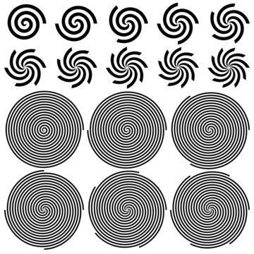 Spirals Pattern Set