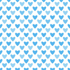 Cute blue simple vector seamless pattern (tiling). Endless textu