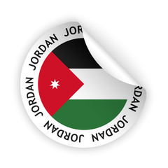 vector flag bent sticker