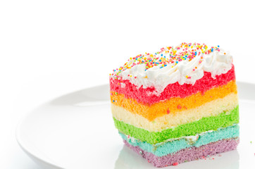 Rainbow cake